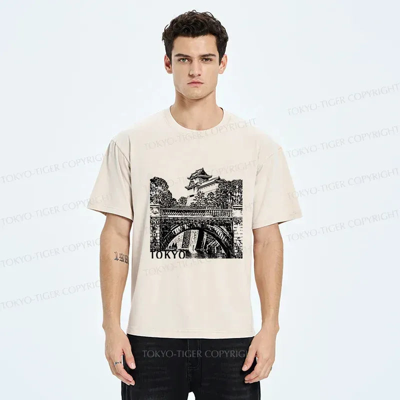 Vintage Kyoto Bridge Unisex T-Shirt