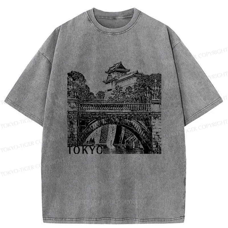 Japanese Washed T-Shirt for Daily Wear