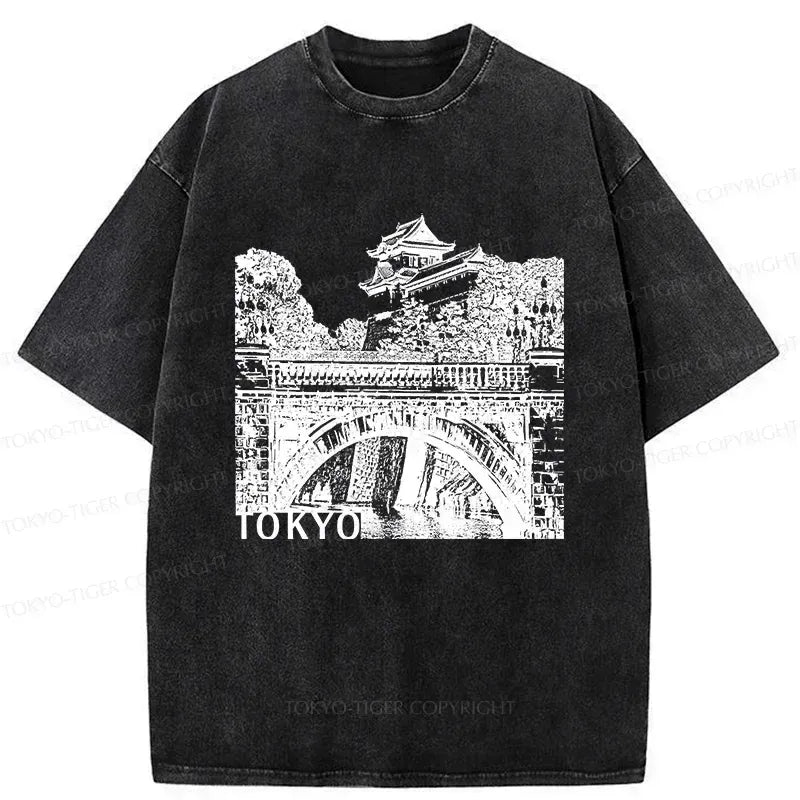 Vintage Kyoto Bridge Unisex T-Shirt