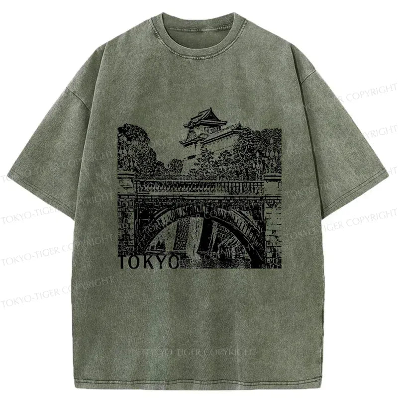 Japanese Washed T-Shirt for Daily Wear