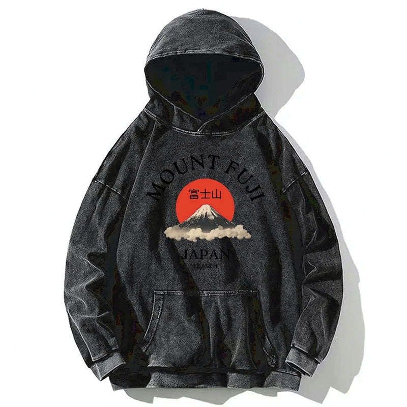 Washed Hoodie for Daily Wear
