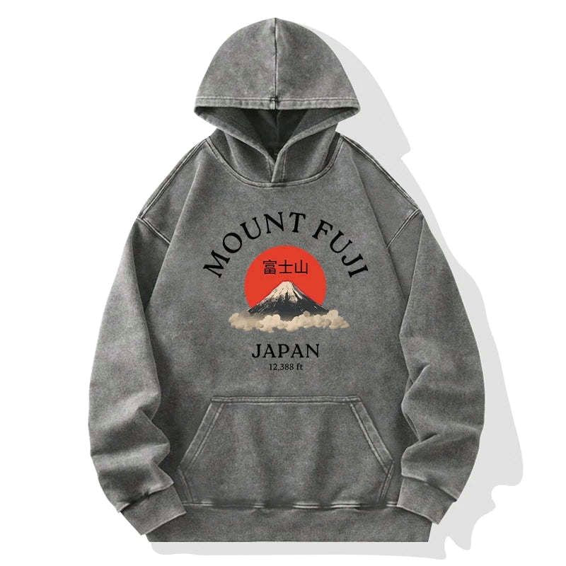 Washed Hoodie for Daily Wear