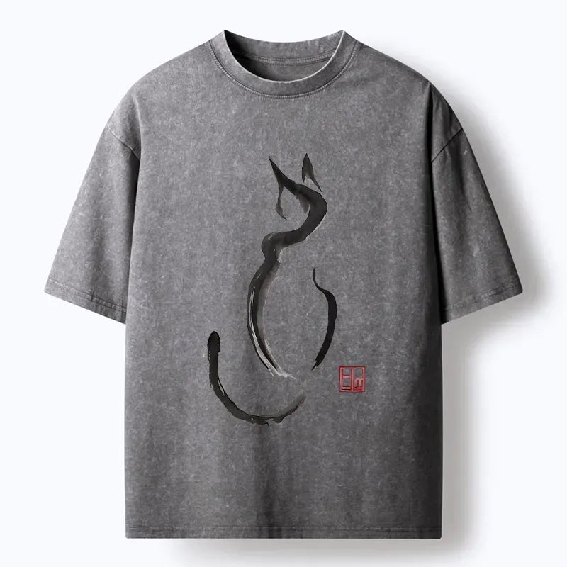 soft cotton cat t-shirt free shipping