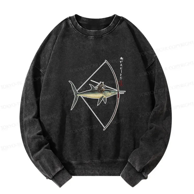 Japanese Washed Sweatshirt for Men