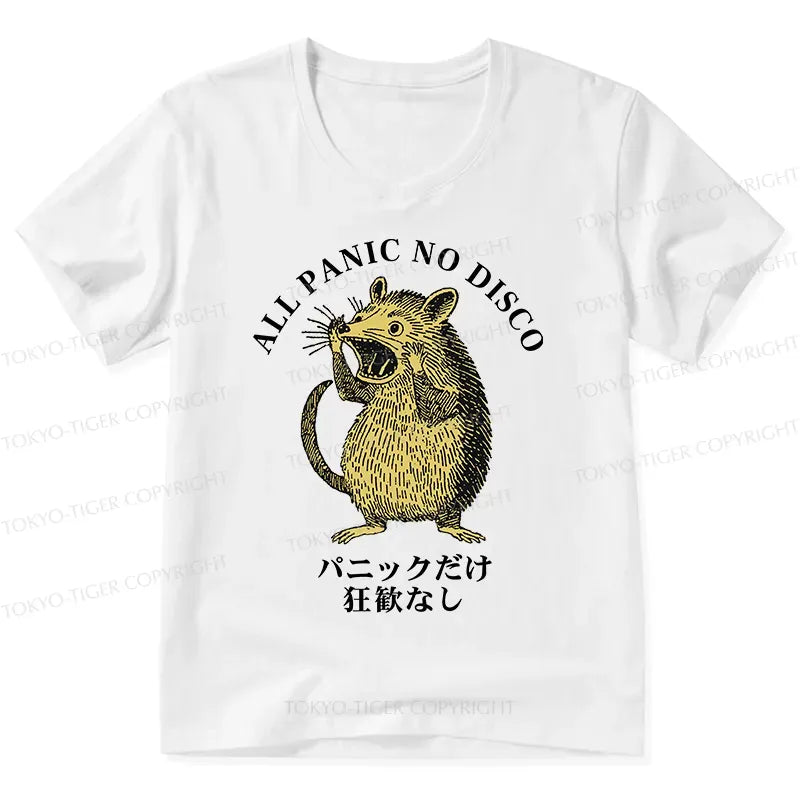 Kyoto-Lion All Panic No Disco V-Neck Classic T-Shirt