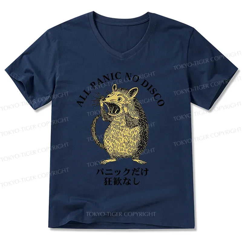 Kyoto-Lion All Panic No Disco V-Neck Classic T-Shirt