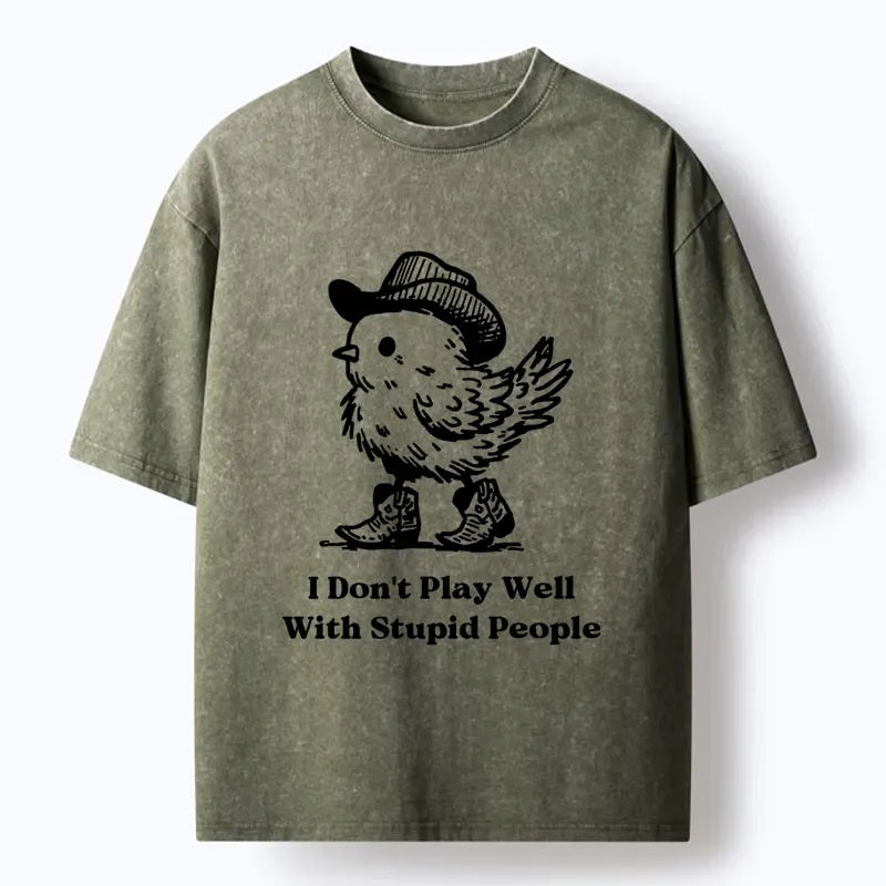 Unisex Cotton T-Shirt with Cowboy Bird Quote