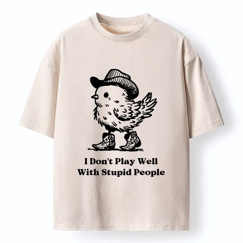 Unisex Cotton T-Shirt with Cowboy Bird Quote
