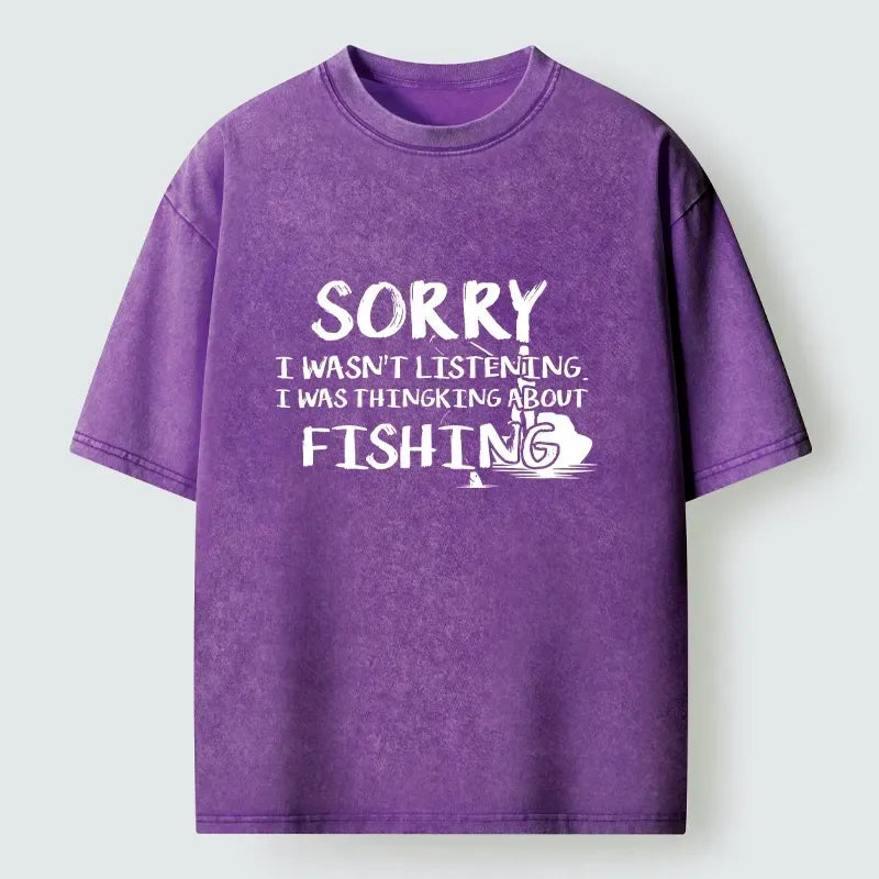 Kyoto-Lion Washed T-Shirt for Beach Vacation