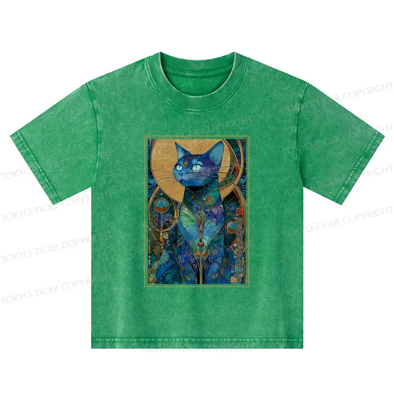 Funny Cat Plan To Rule Them All Kids Tee