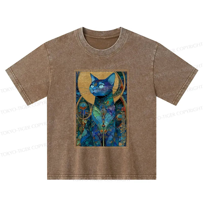 Funny Cat Plan To Rule Them All Kids Tee