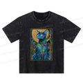 Kyoto-Lion The Cat¡¯s Plan To Rule Them All Kids Washed T-Shirt