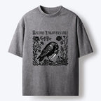 Japanese Crow T-Shirt for Daily Wear