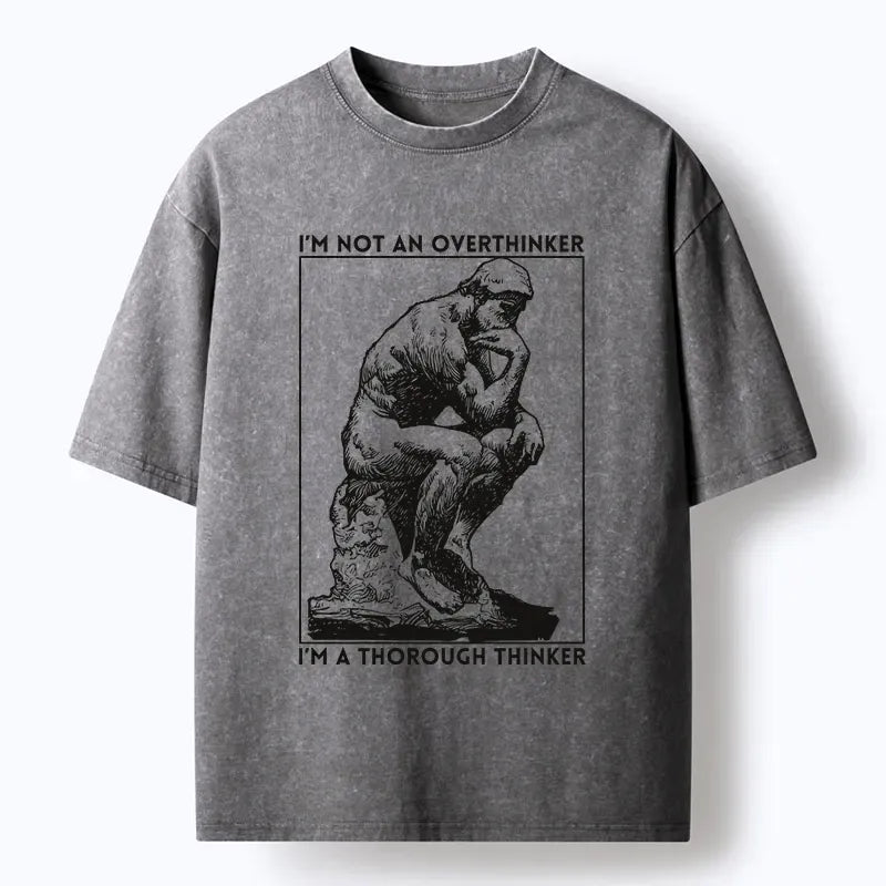 Kyoto-Lion Thorough Thinker Washed T-Shirt