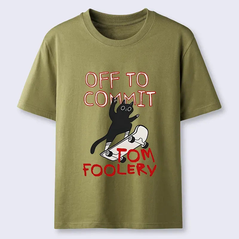 Kyoto-Lion Cat Went To Do Bad Things Classic T-Shirt