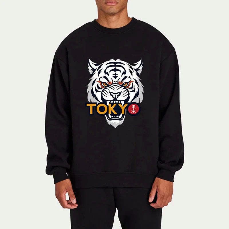 Japanese Lion Sweatshirt Free Shipping