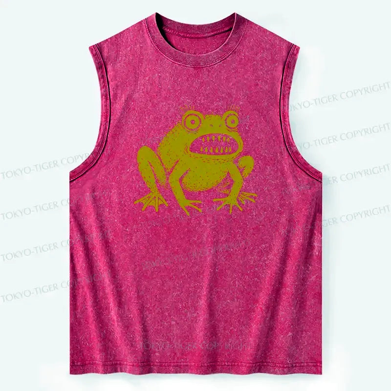 Japanese Frog Tank Top Free Shipping