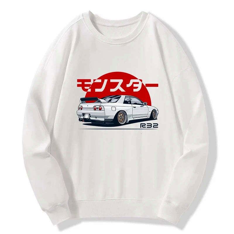 Kyoto-Lion Monster. Skyline R32 GTR Sweatshirt