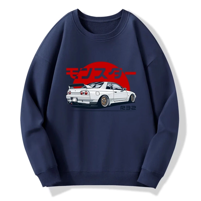 Japanese monster streetwear sweatshirt for daily wear