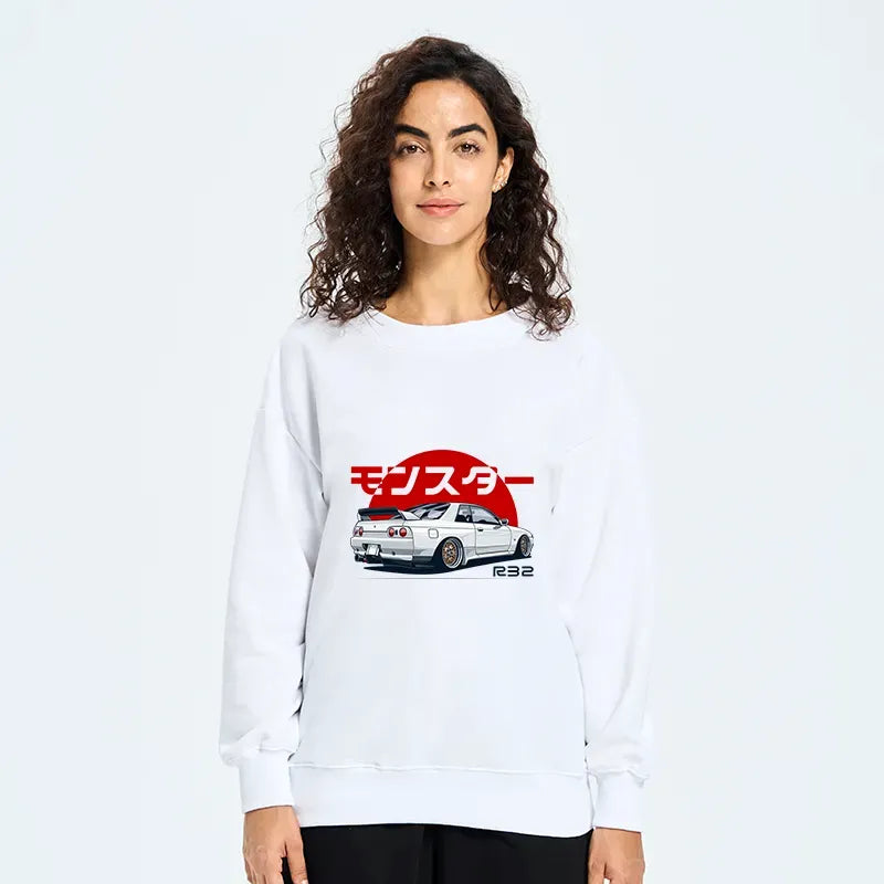Kyoto-Lion Monster. Skyline R32 GTR Sweatshirt