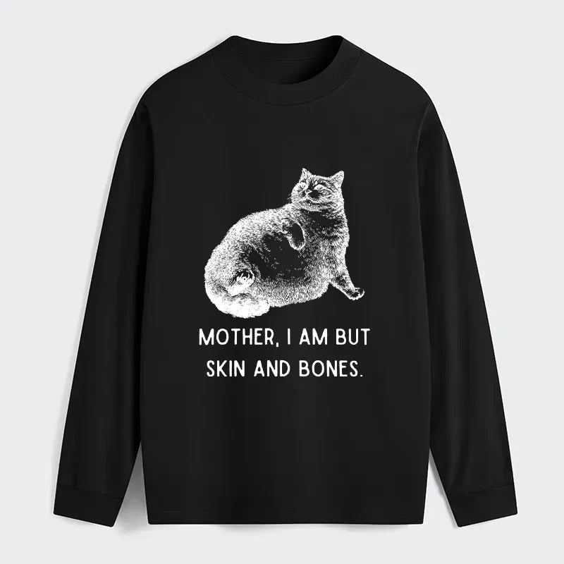 Kyoto-Lion Skin & Bones Cat Classic Long Sleeve T-Shirt
