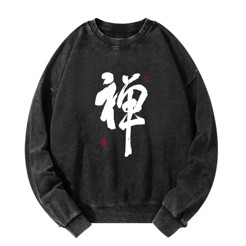 Best Seller Japanese Kanji Sweatshirt for Daily Wear