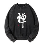 Best Seller Japanese Kanji Sweatshirt for Daily Wear