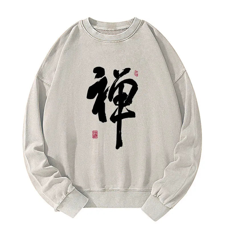Best Seller Japanese Kanji Sweatshirt for Daily Wear