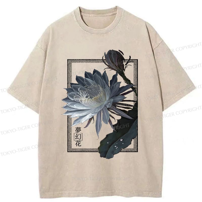 Japanese Vintage Washed T-Shirt for Men