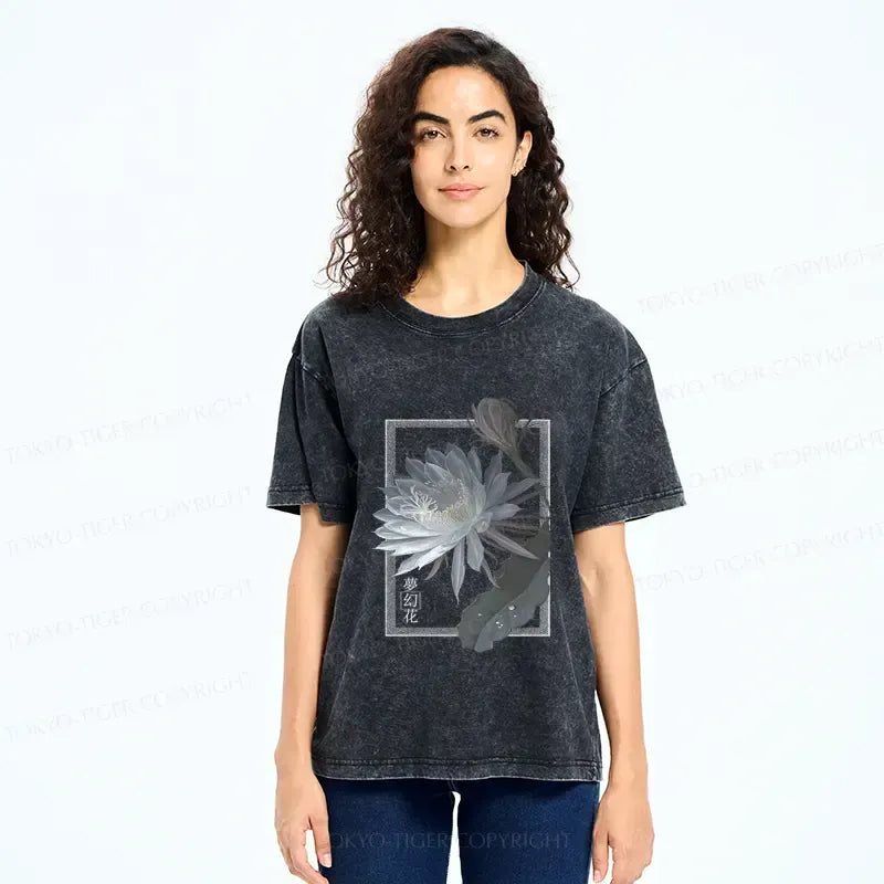 Japanese Vintage Washed T-Shirt for Men
