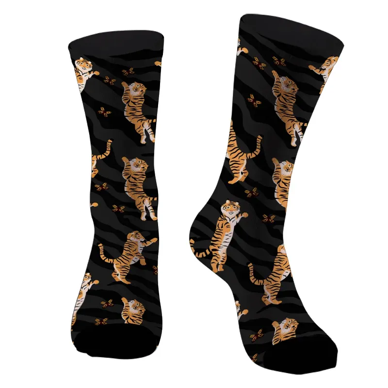 Kyoto-Lion Playful Tiger Socks