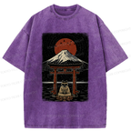 Trendy Japanese Samurai Cat T-Shirt
