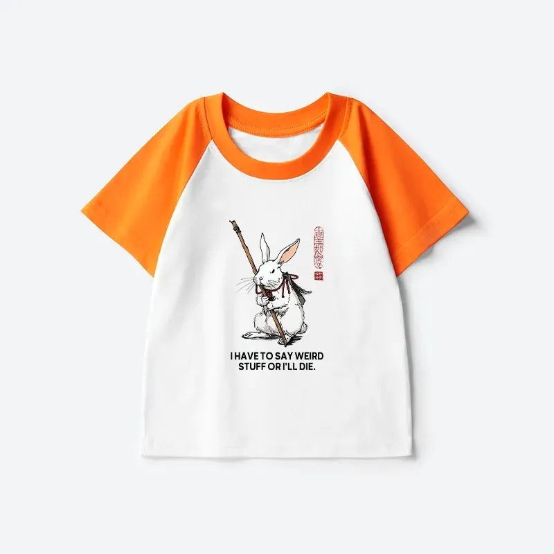 Japanese Kids Raglan T-shirt Free Shipping