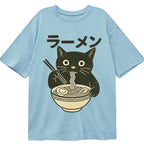 Japanese Cat Ramen T-Shirt