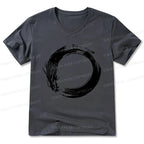 Kyoto-Lion Dragon's Circle V-Neck Classic T-Shirt