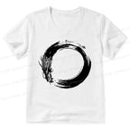 Japanese Dragon V-Neck T-Shirt for Men