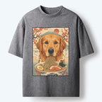 Kyoto-Lion Vintage Japanese Style T-Shirt On Sale