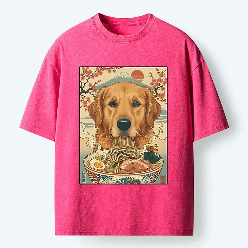 Kyoto-Lion Vintage Japanese Style T-Shirt On Sale