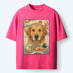 Kyoto-Lion Vintage Japanese Style T-Shirt On Sale
