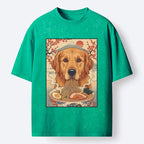 Kyoto-Lion Vintage Japanese Style T-Shirt On Sale