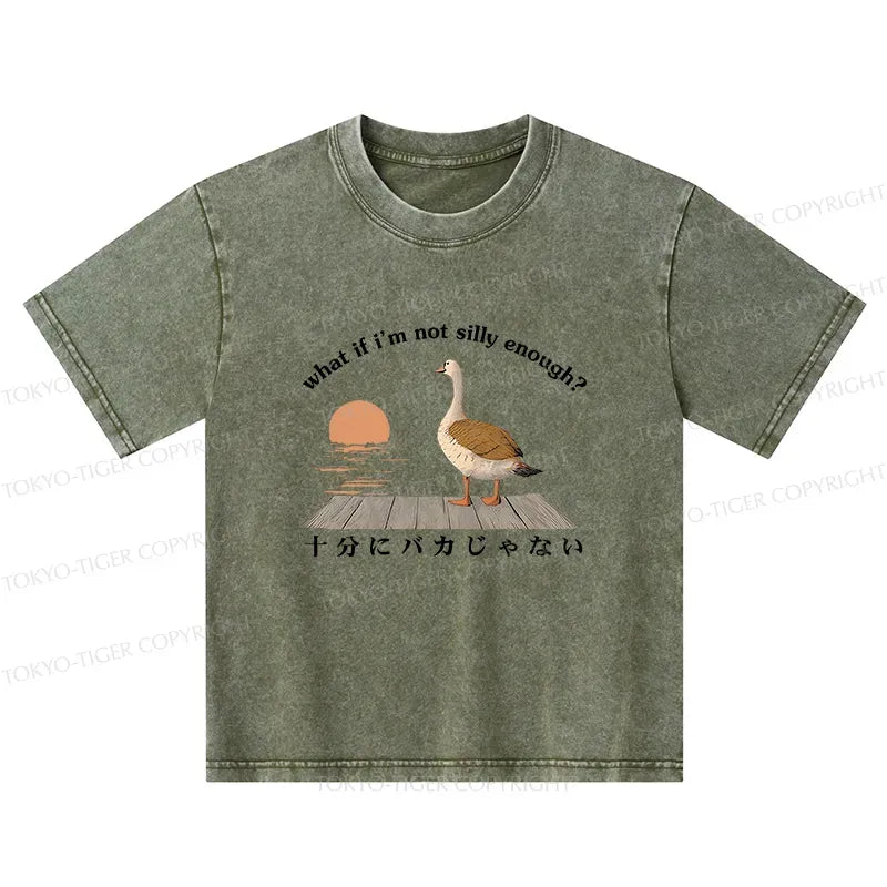 Kyoto-Lion washed tee for vacation gift idea