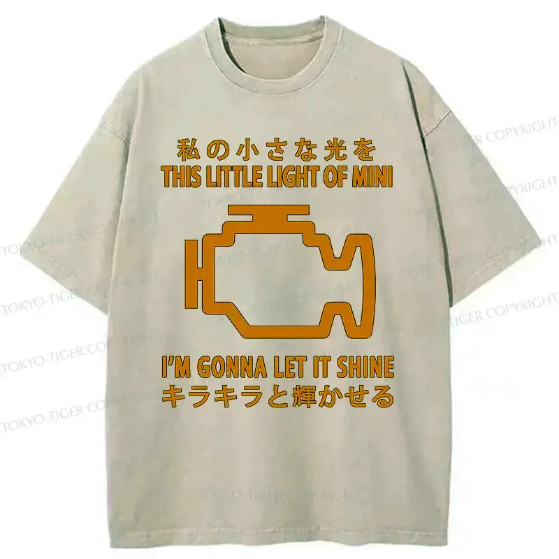Japanese Washed T-Shirt for Daily Wear