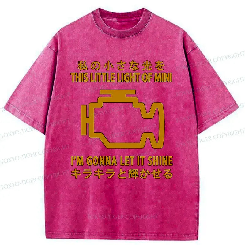 Kyoto-Lion Glowing Fault Light Washed T-Shirt