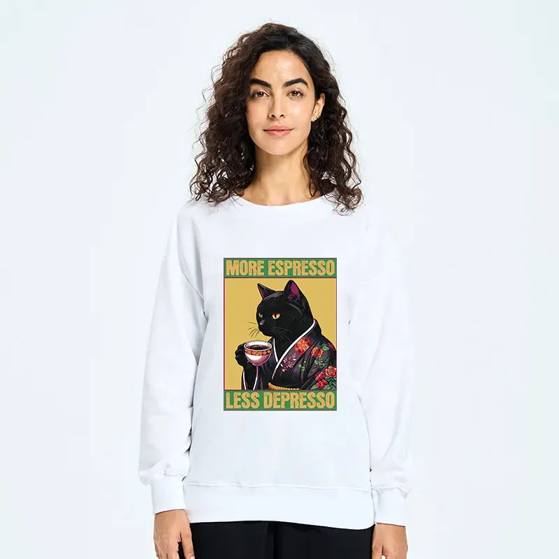up caffeine down depression sweatshirt gift idea
