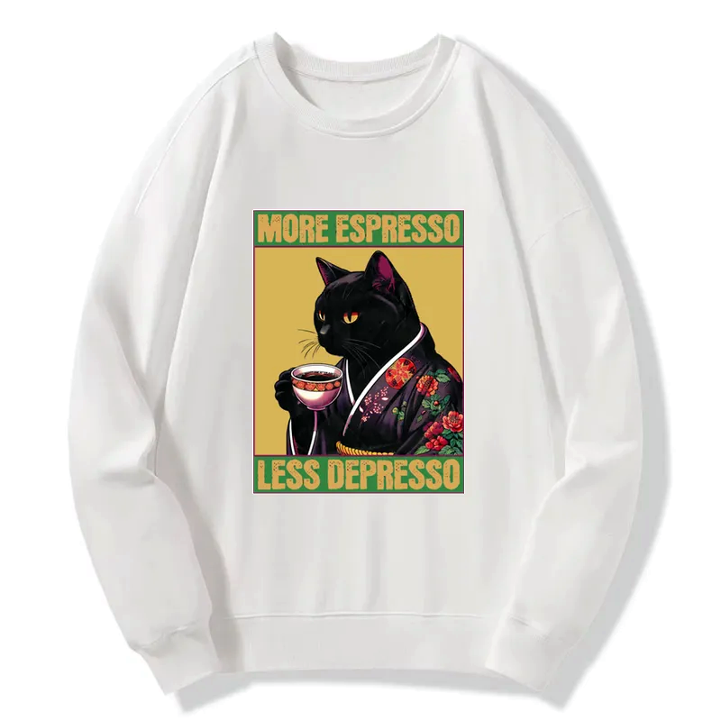 Kyoto-Lion Up Caffeine Down Depression Sweatshirt