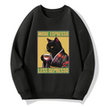 up caffeine down depression sweatshirt gift idea