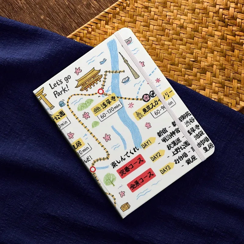 Tokyo travel notebook vacation planner