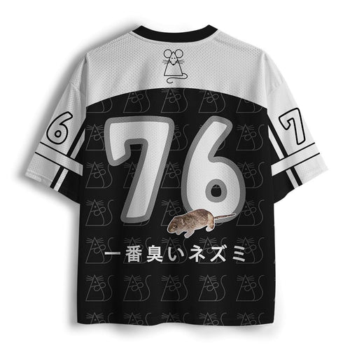 Kyoto Lion Mesh Jersey for Daily Wear
