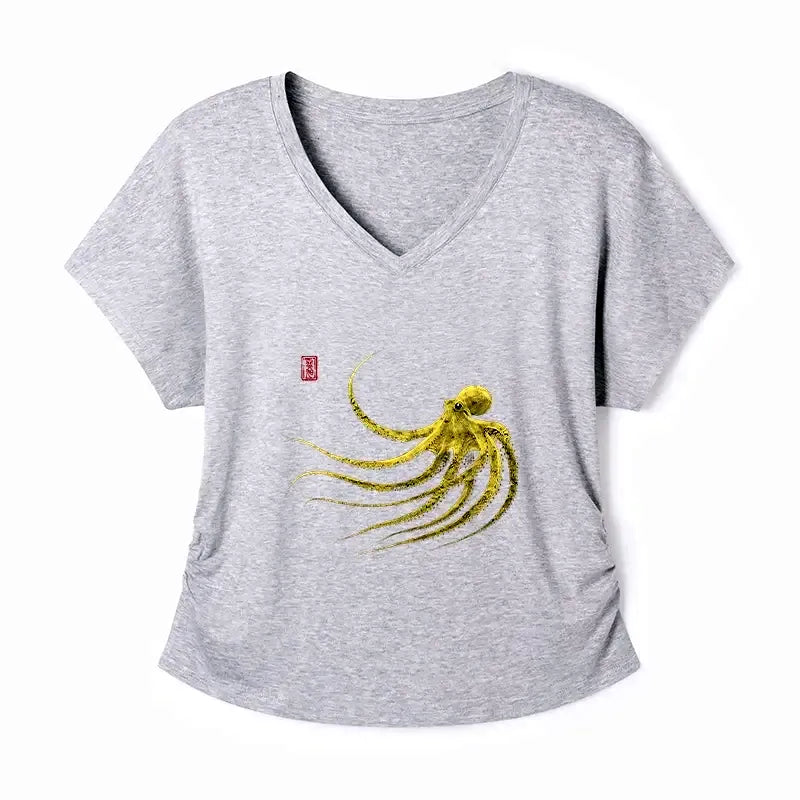 Soft Modal Dolman Sleeve T-Shirt for Everyday Wear
