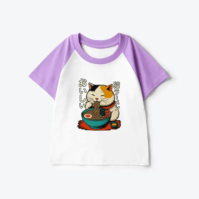 cute eating ramen unisex kids tee best seller